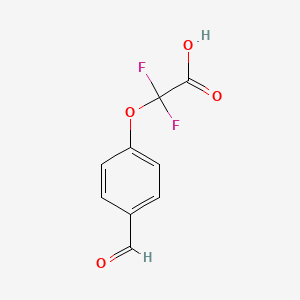2,2-Difluoro-2-(4-formylphenoxy)acetic acid