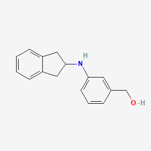 {3-[(2,3-dihydro-1H-inden-2-yl)amino]phenyl}methanol