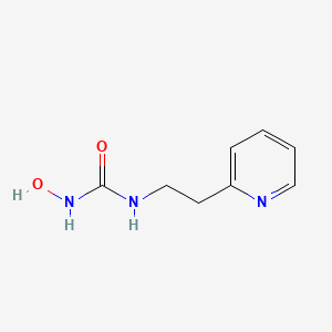 molecular formula C8H11N3O2 B14191742 N-Hydroxy-N'-[2-(pyridin-2-yl)ethyl]urea CAS No. 919996-54-6
