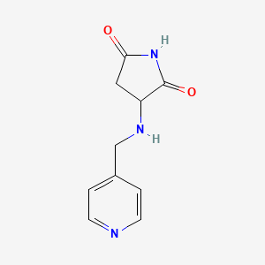 3-[(Pyridin-4-ylmethyl)amino]pyrrolidine-2,5-dione