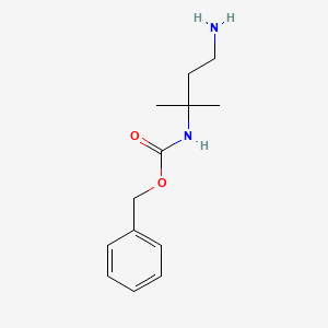 molecular formula C13H20N2O2 B1419195 3-N-CBZ-3-methylbutane-1,3-diamine CAS No. 1131622-26-8