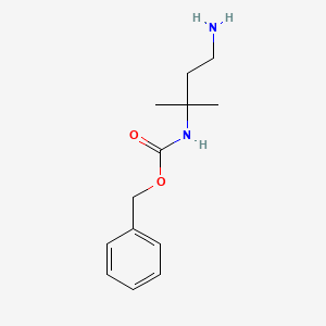 molecular formula C13H20N2O2 B1419195 Benzyl (4-amino-2-methylbutan-2-yl)carbamate CAS No. 1131622-26-8