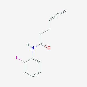 molecular formula C12H12INO B14192133 N-(2-Iodophenyl)hexa-4,5-dienamide CAS No. 920985-82-6
