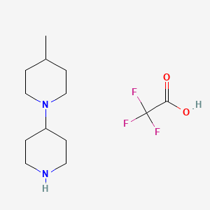 molecular formula C13H23F3N2O2 B1419217 4-Methyl-[1,4']bipiperidinyltrifluoroacetate CAS No. 436099-88-6
