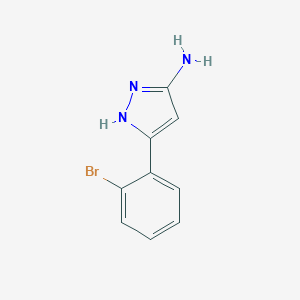 5-(2-bromophenyl)-1H-pyrazol-3-amine