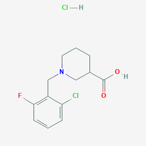 1-(2-Chloro-6-fluorobenzyl)piperidine-3-carboxylic acid hydrochloride