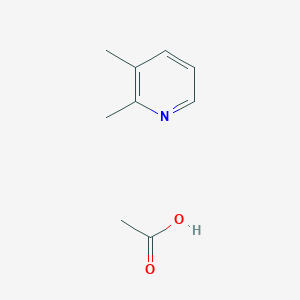 molecular formula C9H13NO2 B14192272 Lutidine acetate CAS No. 832733-17-2