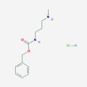 molecular formula C12H19ClN2O2 B1419228 1-Cbz-Amino-3-methylaminopropane hydrochloride CAS No. 1179362-09-4