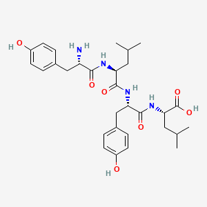 molecular formula C30H42N4O7 B14192355 L-Tyrosyl-L-leucyl-L-tyrosyl-L-leucine CAS No. 915224-08-7