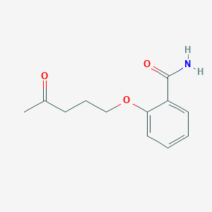 2-[(4-Oxopentyl)oxy]benzamide