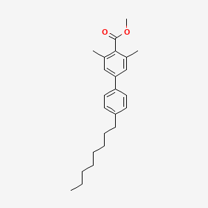 molecular formula C24H32O2 B14192495 Methyl 3,5-dimethyl-4'-octyl[1,1'-biphenyl]-4-carboxylate CAS No. 920270-58-2