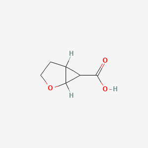 molecular formula C6H8O3 B1419260 2-Oxabicyclo[3.1.0]hexane-6-carboxylic acid CAS No. 99418-15-2