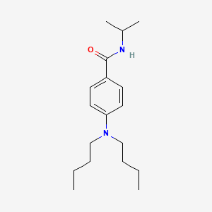 molecular formula C18H30N2O B14192632 4-(Dibutylamino)-N-(propan-2-yl)benzamide CAS No. 915230-57-8