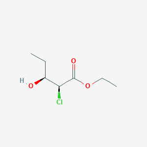 molecular formula C7H13ClO3 B14192718 Ethyl (2S,3S)-2-chloro-3-hydroxypentanoate CAS No. 832110-34-6