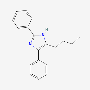 molecular formula C19H20N2 B14192730 5-butyl-2,4-diphenyl-1H-imidazole CAS No. 847989-10-0