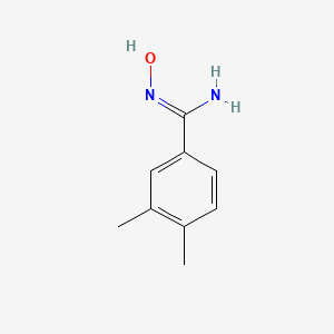 B1419275 (Z)-N'-Hydroxy-3,4-dimethylbenzene-1-carboximidamide CAS No. 40312-15-0