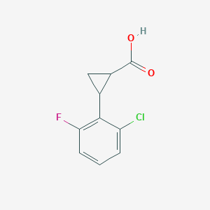 2-(2-Chloro-6-fluorophenyl)cyclopropanecarboxylic acid
