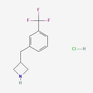 3-{[3-(Trifluoromethyl)phenyl]methyl}azetidine hydrochloride