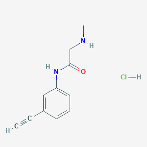 N-(3-ethynylphenyl)-2-(methylamino)acetamide hydrochloride