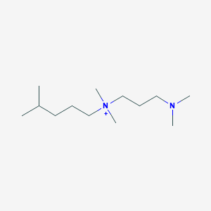 molecular formula C13H31N2+ B14192996 N-[3-(Dimethylamino)propyl]-N,N,4-trimethylpentan-1-aminium CAS No. 918158-38-0