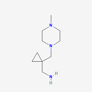 (1-((4-Methylpiperazin-1-yl)methyl)cyclopropyl)methanamine