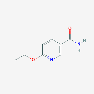 molecular formula C8H10N2O2 B1419303 6-Ethoxypyridine-3-carboxamide CAS No. 473693-84-4