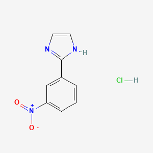 2-(3-nitrophenyl)-1H-imidazole hydrochloride