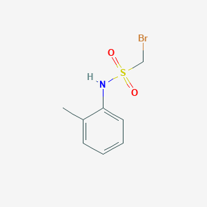 molecular formula C8H10BrNO2S B14193090 1-Bromo-N-(2-methylphenyl)methanesulfonamide CAS No. 919769-36-1