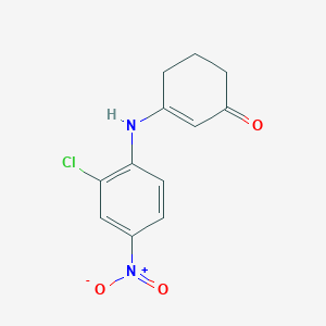 3-[(2-Chloro-4-nitrophenyl)amino]cyclohex-2-en-1-one