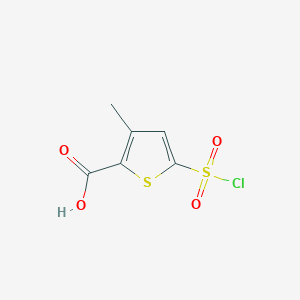 5-(Chlorosulfonyl)-3-methylthiophene-2-carboxylic acid