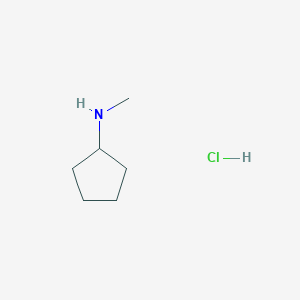 molecular formula C6H14ClN B1419344 N-Methylcyclopentanamine hydrochloride CAS No. 75098-42-9