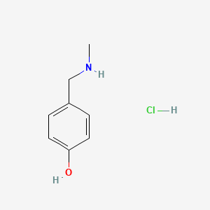 molecular formula C8H12ClNO B1419352 4-[(Methylamino)methyl]phenol hydrochloride CAS No. 63989-88-8