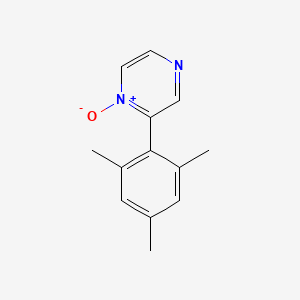 molecular formula C13H14N2O B14193547 1-Oxo-2-(2,4,6-trimethylphenyl)-1lambda~5~-pyrazine CAS No. 922525-05-1
