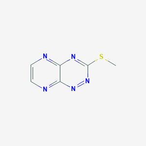 molecular formula C6H5N5S B14193601 3-(Methylsulfanyl)pyrazino[2,3-e][1,2,4]triazine CAS No. 831218-37-2