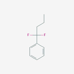 molecular formula C10H12F2 B1419389 (1,1-DIFLUOROBUTYL)BENZENE CAS No. 1204296-07-0