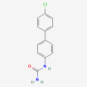 molecular formula C13H11ClN2O B1419404 1-(4'-Chlorobiphenyl-4-YL)urea CAS No. 1033194-51-2