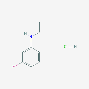 molecular formula C8H11ClFN B1419410 N-ethyl-3-fluoroaniline hydrochloride CAS No. 1193388-08-7