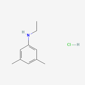 molecular formula C10H16ClN B1419415 N-ethyl-3,5-dimethylaniline hydrochloride CAS No. 1193387-15-3