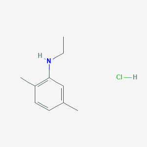 molecular formula C10H16ClN B1419416 N-ethyl-2,5-dimethylaniline hydrochloride CAS No. 1193387-81-3