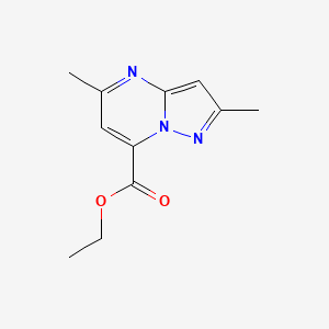 molecular formula C11H13N3O2 B1419418 2,5-二甲基吡唑并[1,5-a]嘧啶-7-甲酸乙酯 CAS No. 1193390-15-6