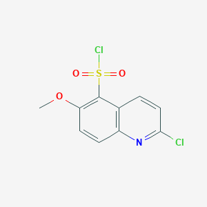 2-Chloro-6-methoxyquinoline-5-sulfonyl chloride