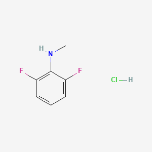 molecular formula C7H8ClF2N B1419422 2,6-difluoro-N-methylaniline hydrochloride CAS No. 1193390-17-8