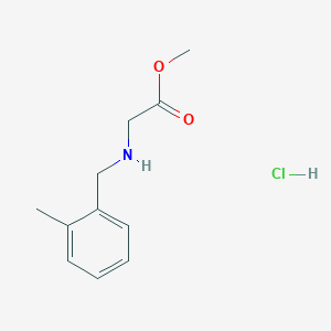 Methyl 2-{[(2-methylphenyl)methyl]amino}acetate hydrochloride
