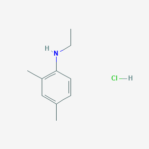 molecular formula C10H16ClN B1419431 N-ethyl-2,4-dimethylaniline hydrochloride CAS No. 1193388-36-1