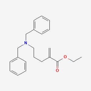 molecular formula C22H27NO2 B1419448 Ethyl 5-(dibenzylamino)-2-methylidenepentanoate CAS No. 1197518-33-4