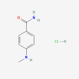 molecular formula C8H11ClN2O B1419450 4-(Methylamino)benzamide hydrochloride CAS No. 1193389-02-4
