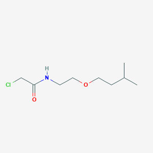 2-chloro-N-[2-(3-methylbutoxy)ethyl]acetamide