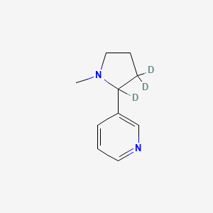 molecular formula C10H14N2 B1419458 (+/-)-Nicotine-3'-d3 CAS No. 1189681-48-8