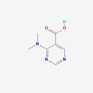molecular formula C7H9N3O2 B1419463 4-(Dimethylamino)pyrimidine-5-carboxylic acid CAS No. 773098-81-0