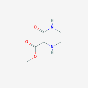molecular formula C6H10N2O3 B1419466 Methyl 3-oxopiperazine-2-carboxylate CAS No. 41817-92-9
